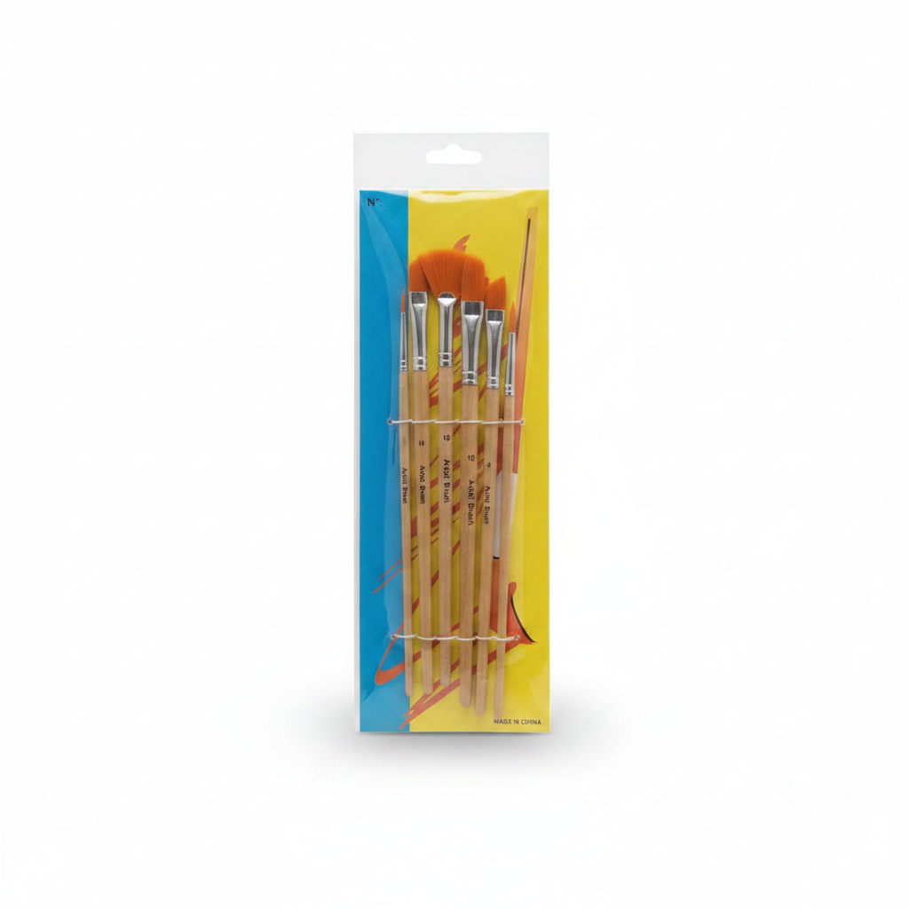 SET DE PINCELES MIXTOS X 6 ARTEFAN