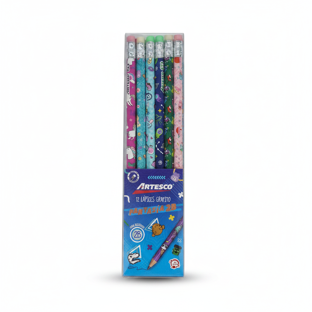 LAPIZ DISEÑO FANTASIA ARTESCO X 12