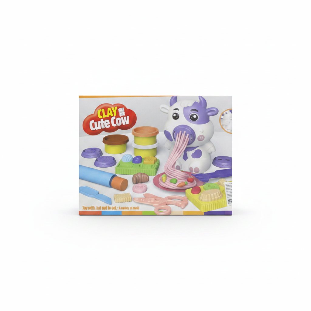 CLAY CUTE COW BEAR