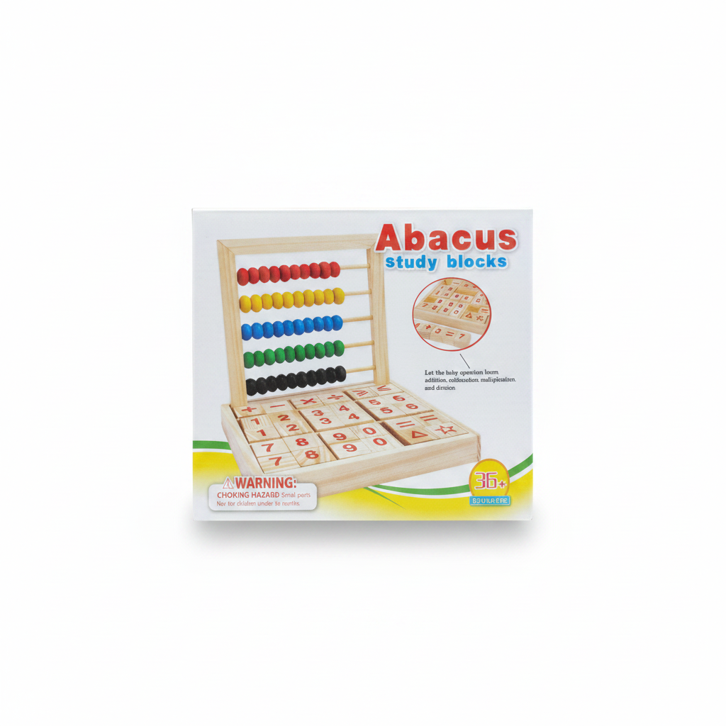 ABACUS STUDY BLOCKS ABACO CON FICHAS