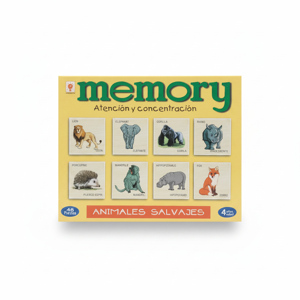 MEMORY ANIMALES SALVAJES