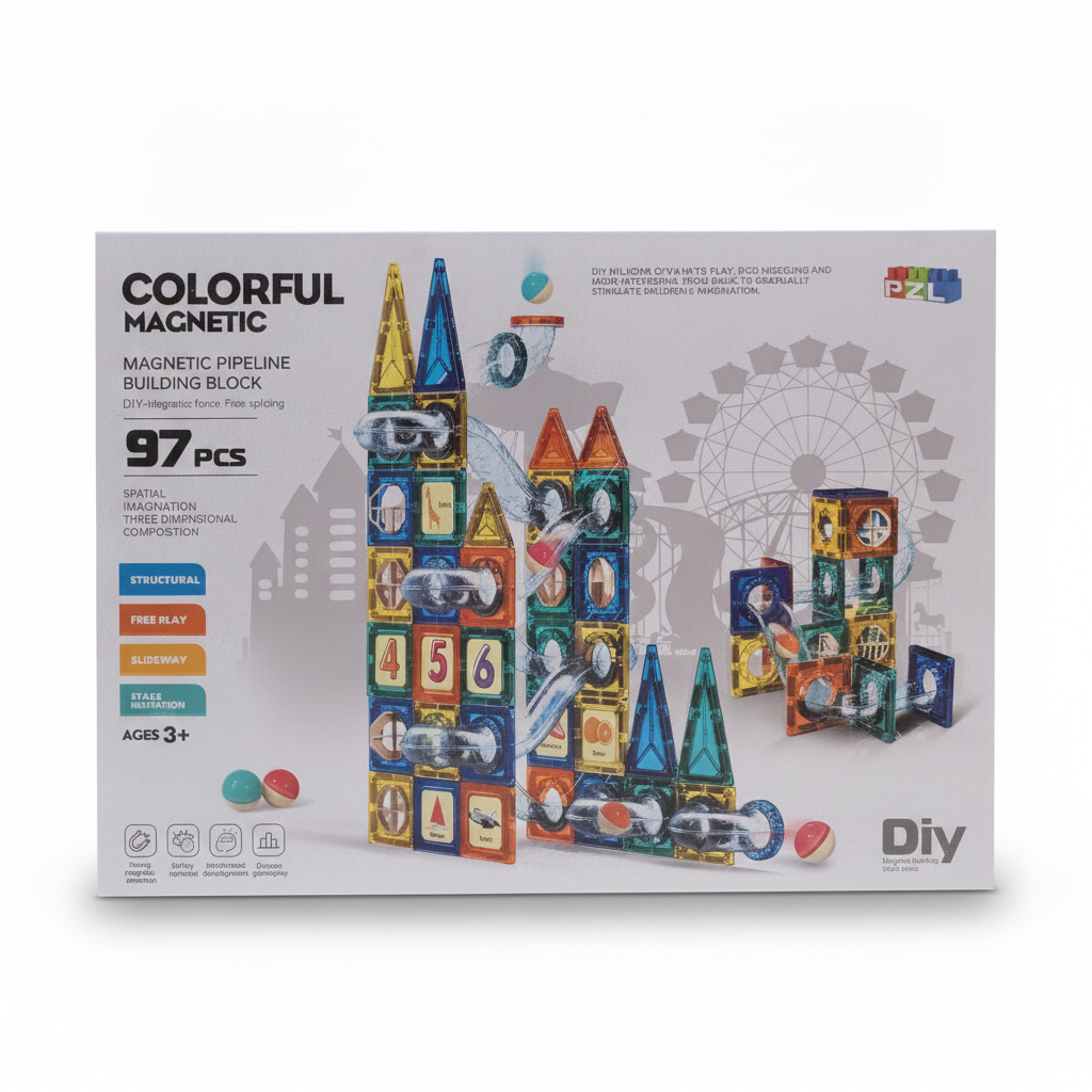 COLORFUL MAGNETIC PIPELINE