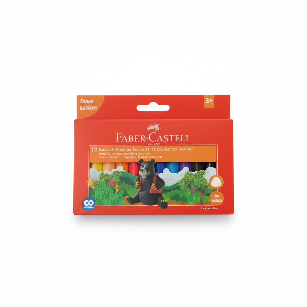 PLASTILINA JUMBO XL FABER CASTELL