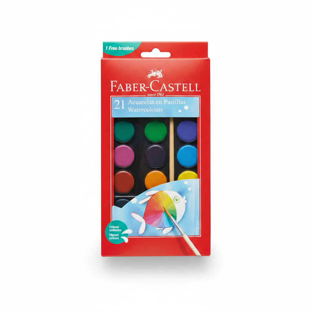 ACUARELAS X 21 FABER CASTELL