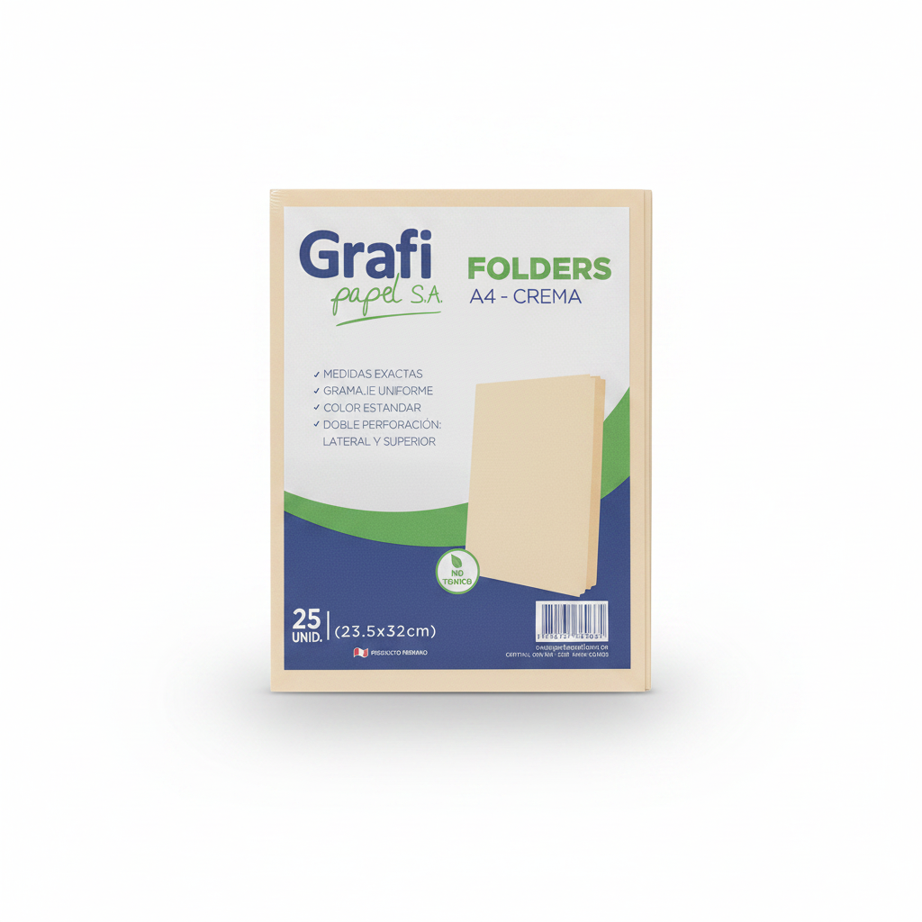FOLDER MANILA A4 X 25 GRAFI