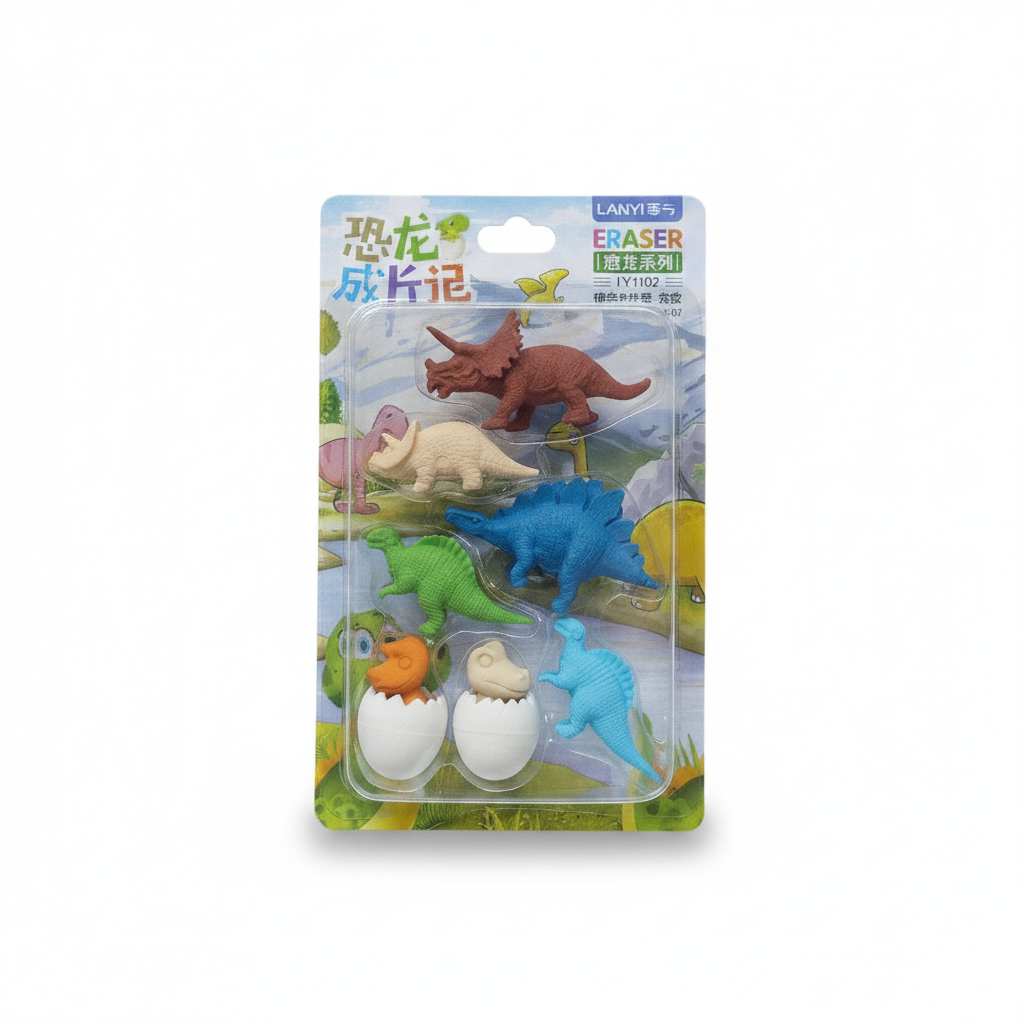 BORRADOR DINO EN BLISTER