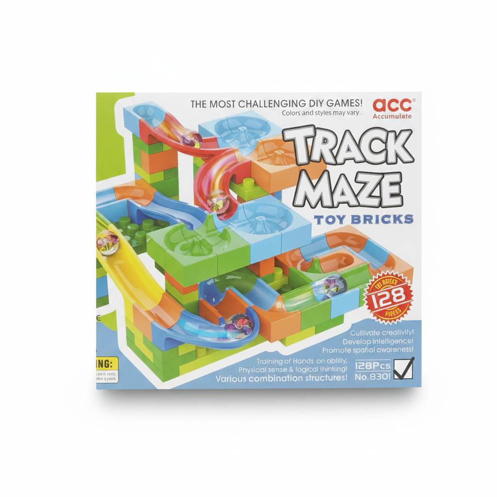 TRACK MAZE PISTA DE CANICAS 128PZ