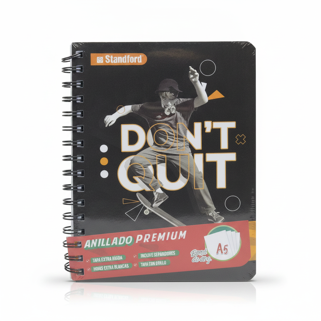 CUADERNO ANILLADO A5 STANDFORD
