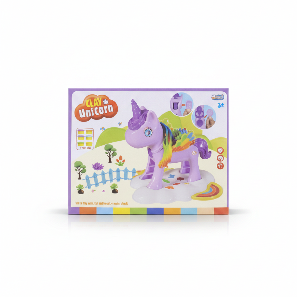 CLAY UNICORN PLASTILINA UNICORNIO
