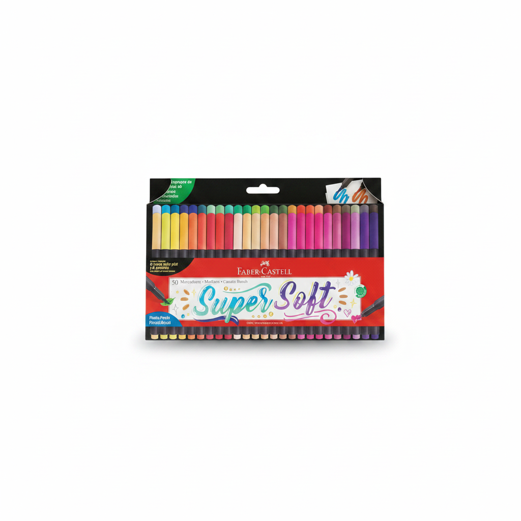 PLUMONES SUPER SOFT X 50 FABER CASTELL