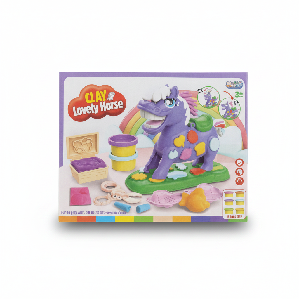 CLAY LOVELY HORSE PLASTILINA PONY