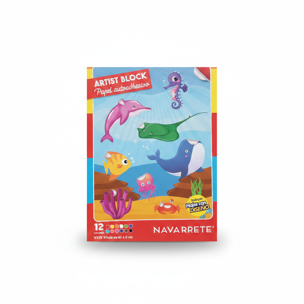 BLOCK PAPEL AUTOADHESIVO NAVARRETE