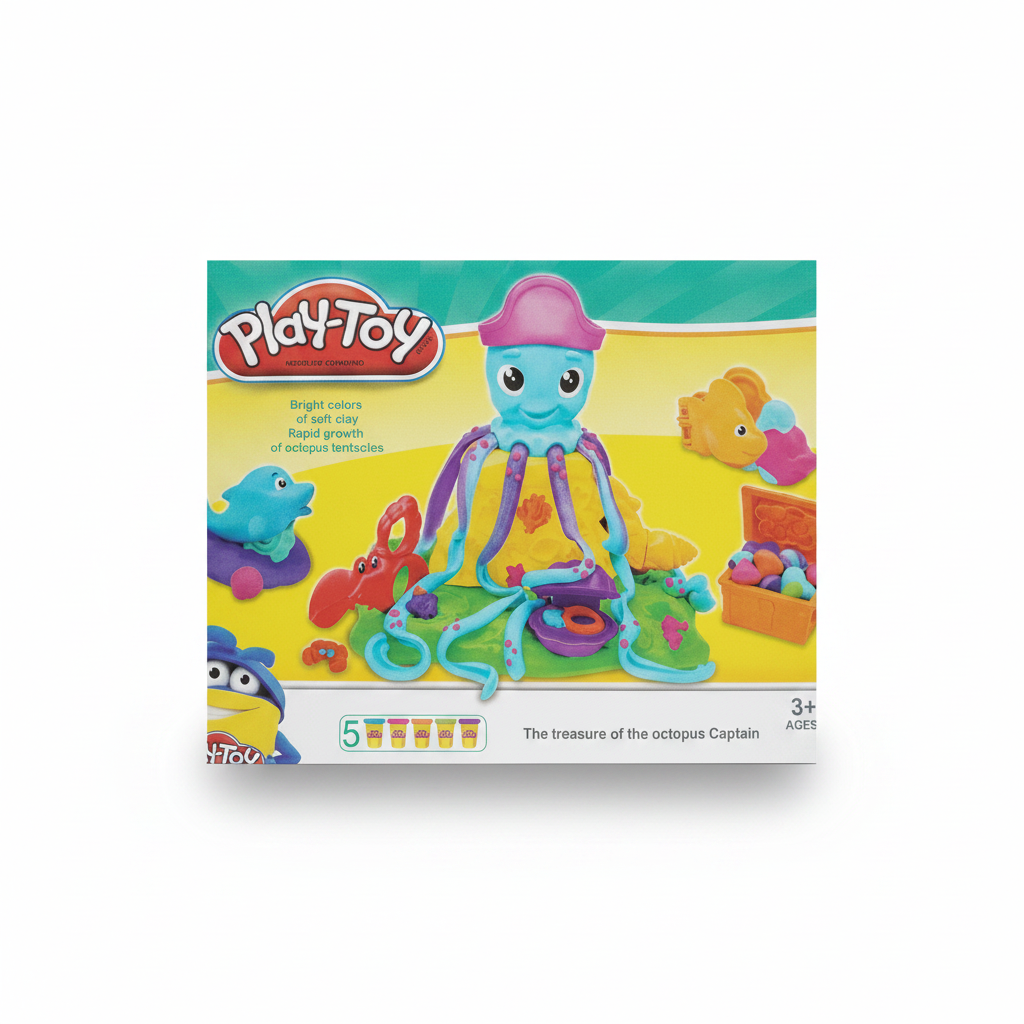PLAY TOY PLASTILINA PULPO