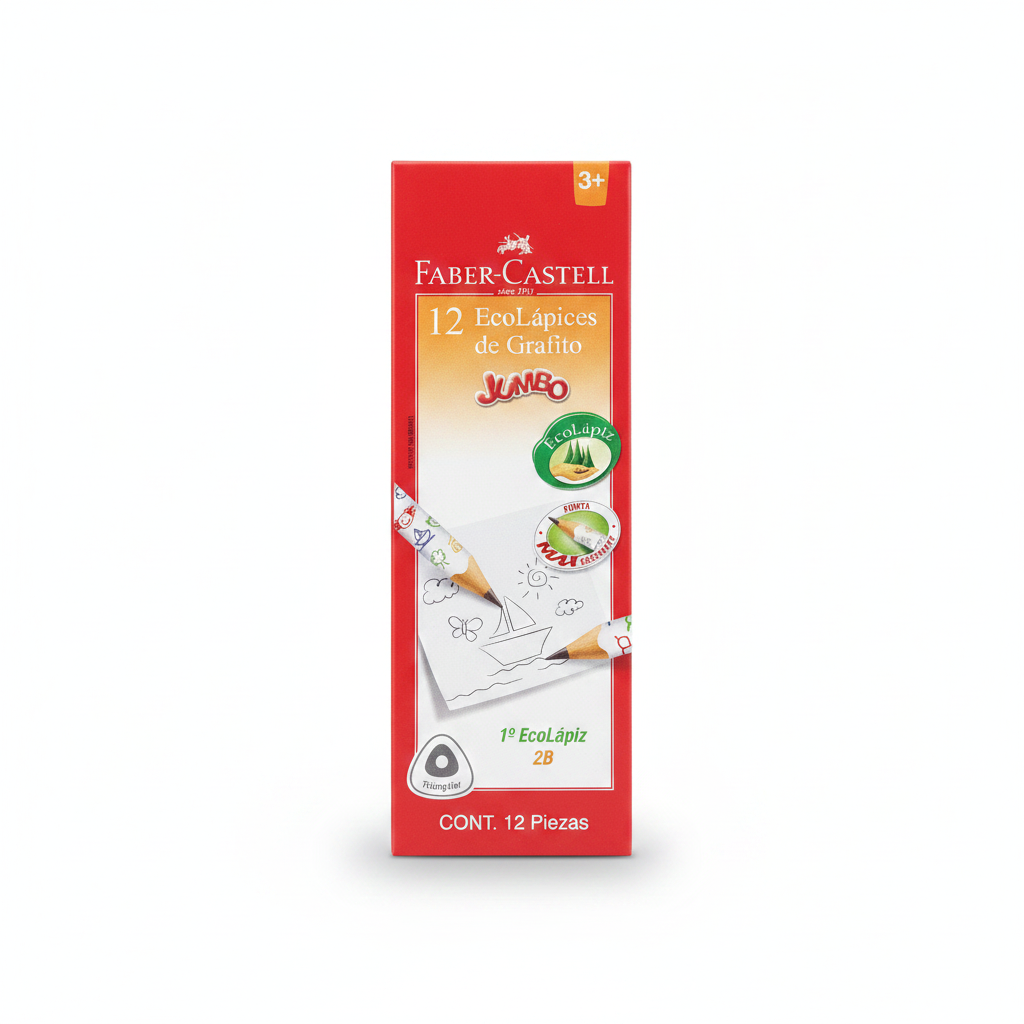 LAPIZ JUMBO FABER CASTELL X 12