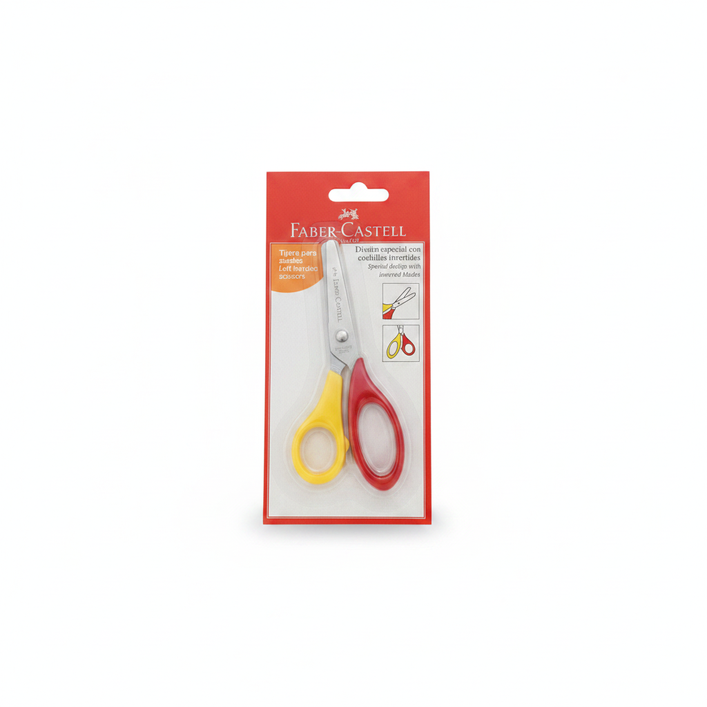 TIJERA PARA ZURDOS FABER CASTELL
