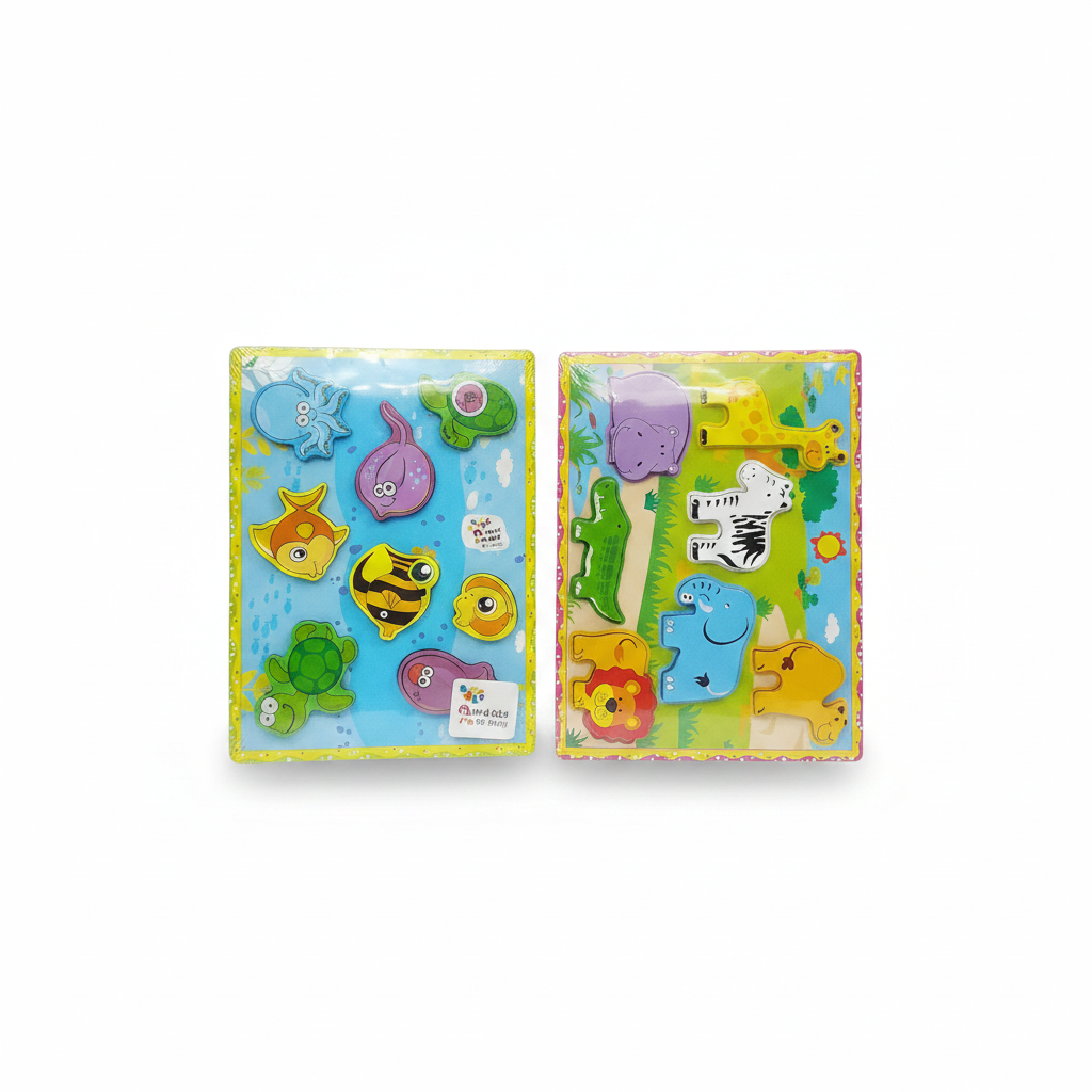 ROMPECABEZA ALTO RELIEVE ANIMALES