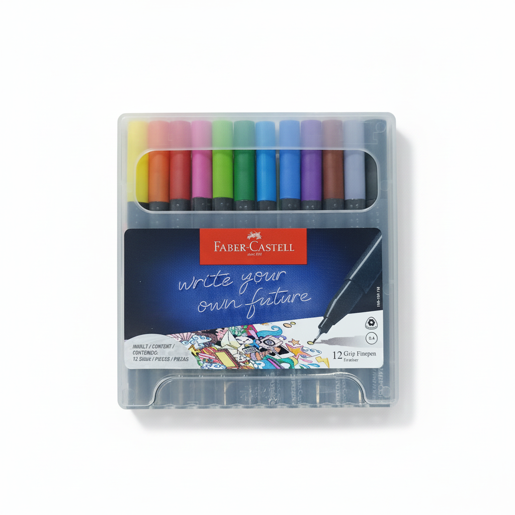 GRIP FINEPEN X 12 FABER CASTELL