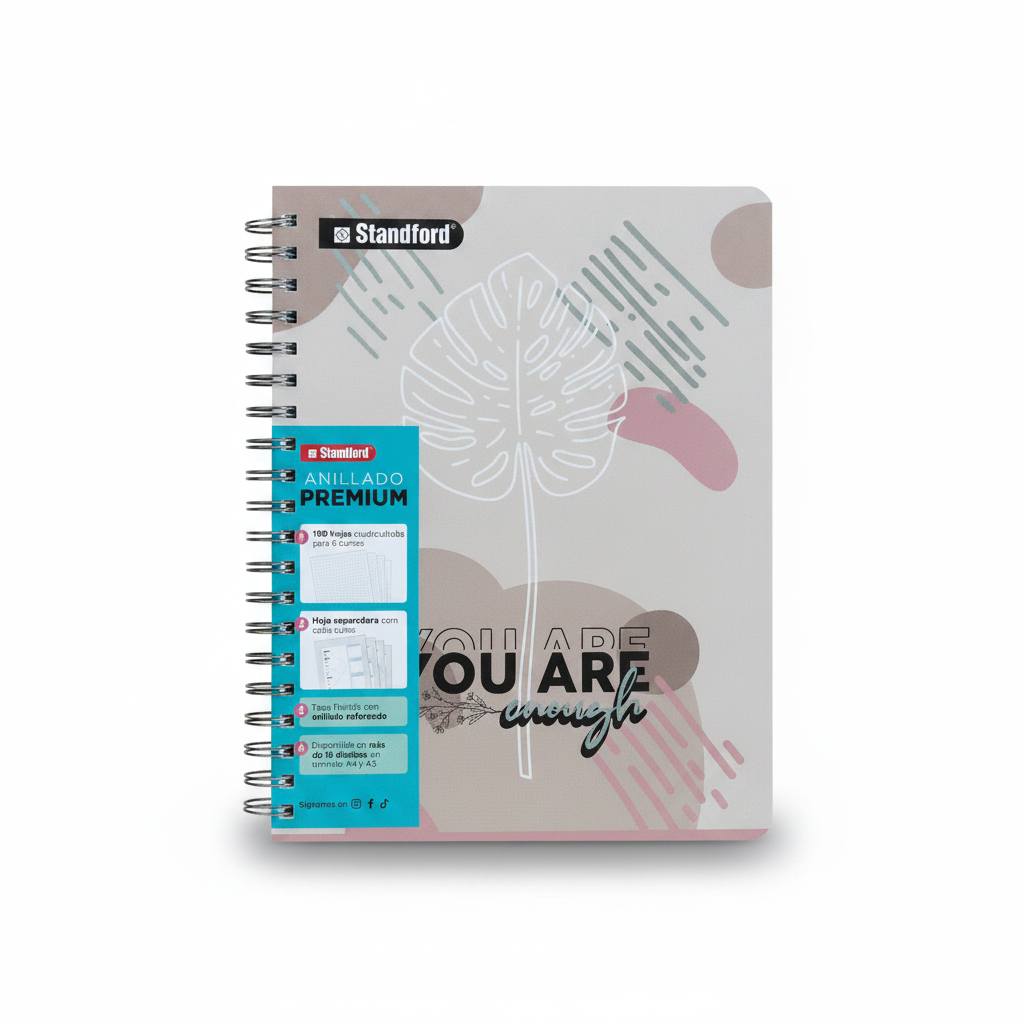 CUADERNO ANILLADO A4 STANDFORD