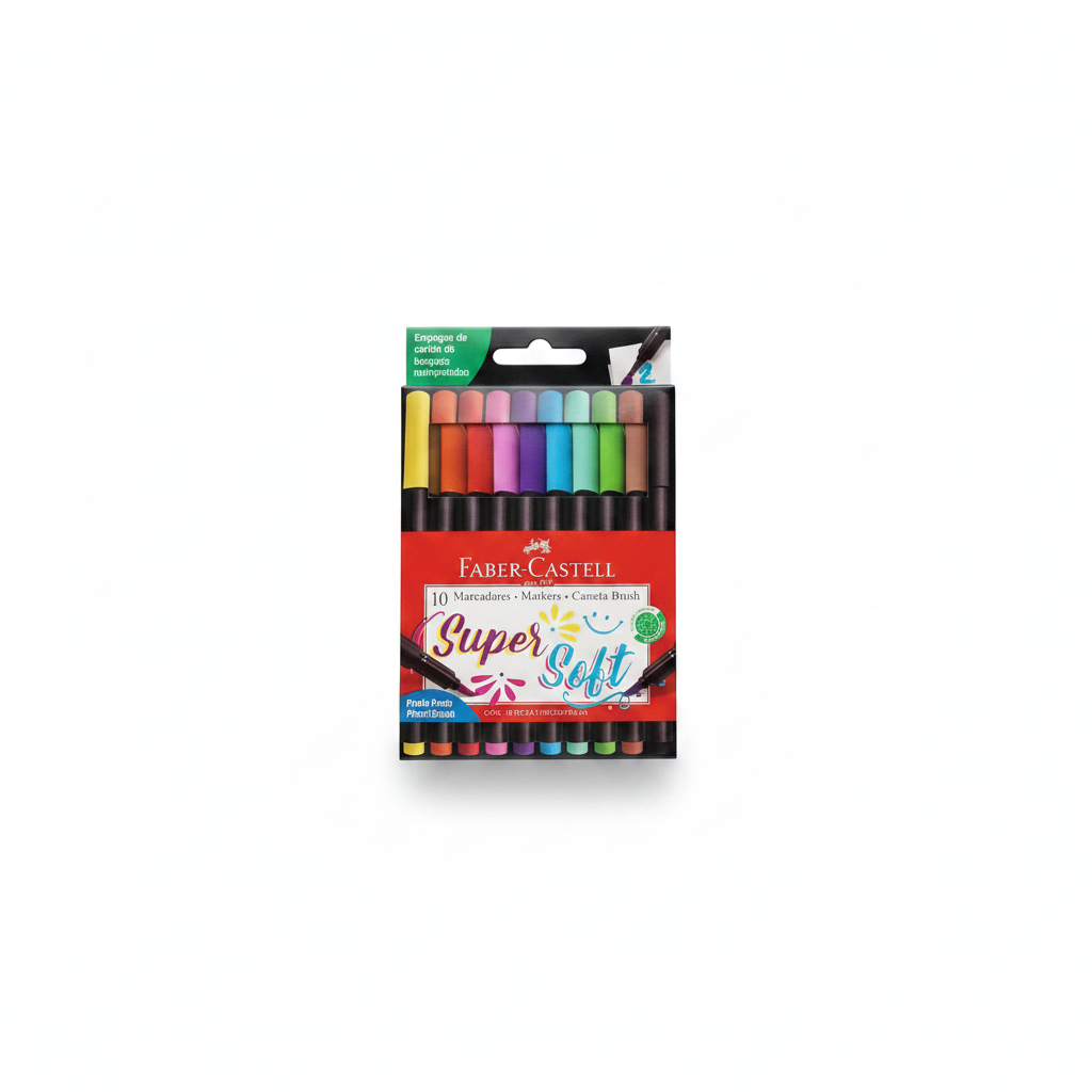 PLUMONES SUPER SOFT X 10 FABER CASTELL
