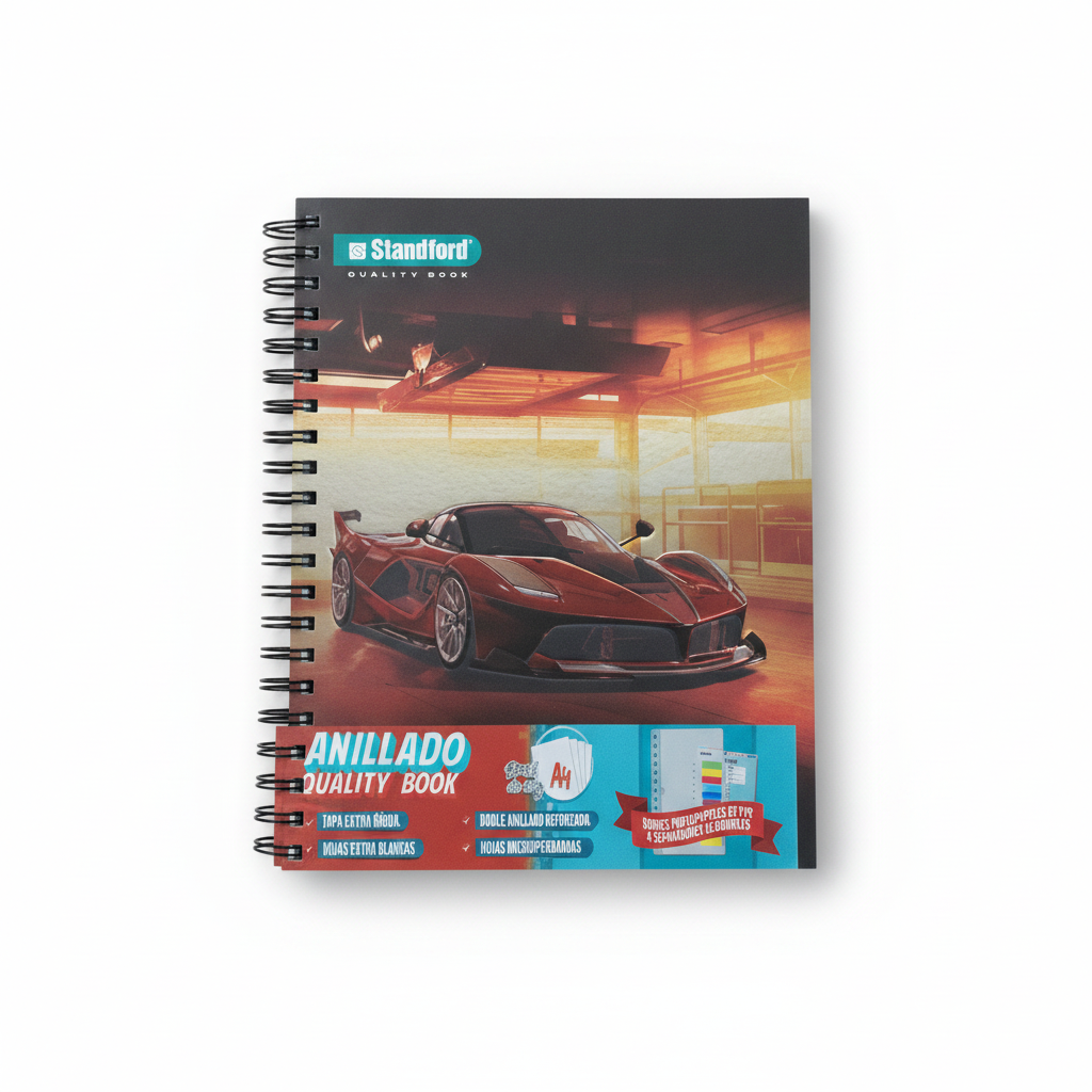 CUADERNO ANILLADO A4 STANDFORD