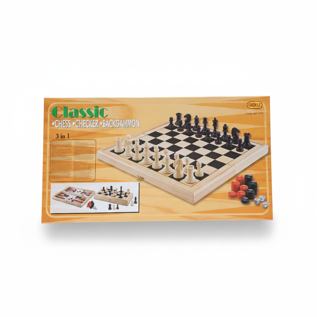 AJEDREZ CLASSIC 3 EN 1