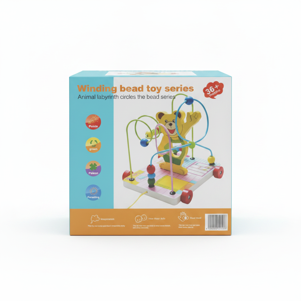 WINDING BEAD TOY DIFICULTAD DISEÑO