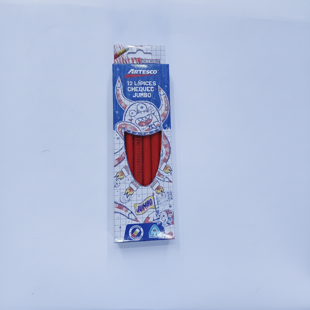 LAPIZ CHEQUEO JUMBO ARTESCO X 12