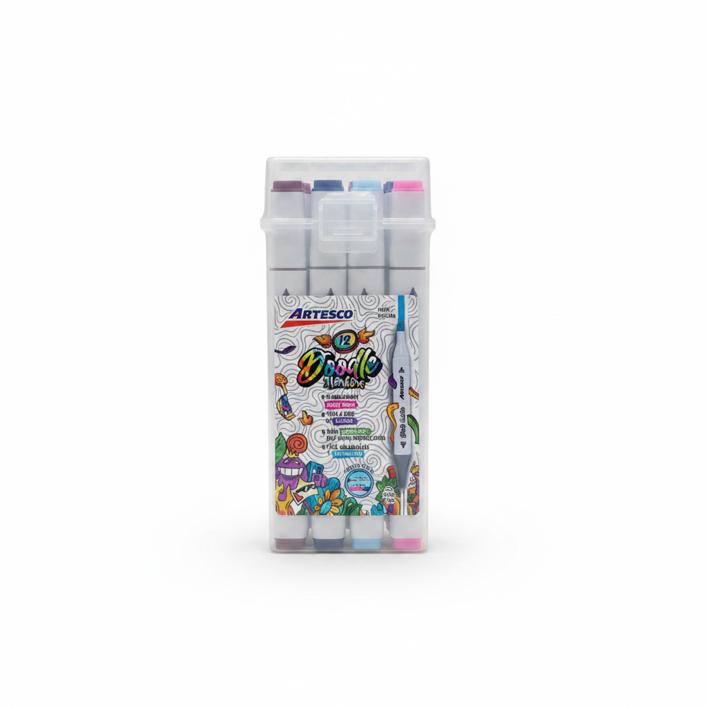 DOODLE MARKERS X 12 ARTESCO