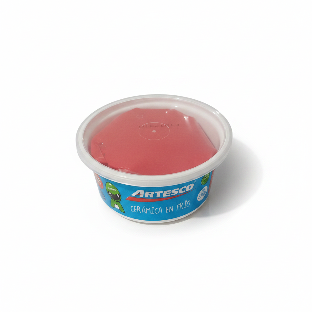 CERAMICA EN FRIO ARTESCO ROJA