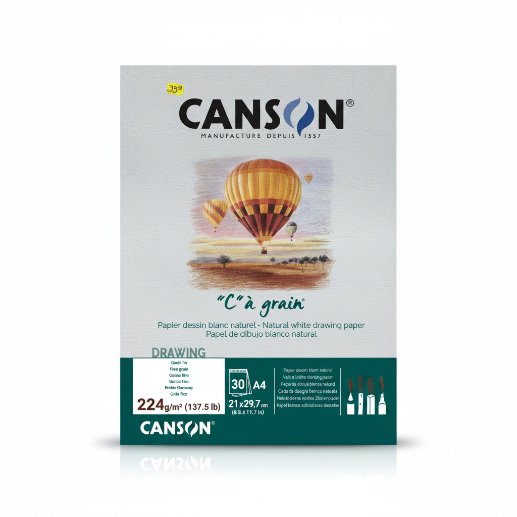 SKETCH BOOK A4 CANSON 224GR