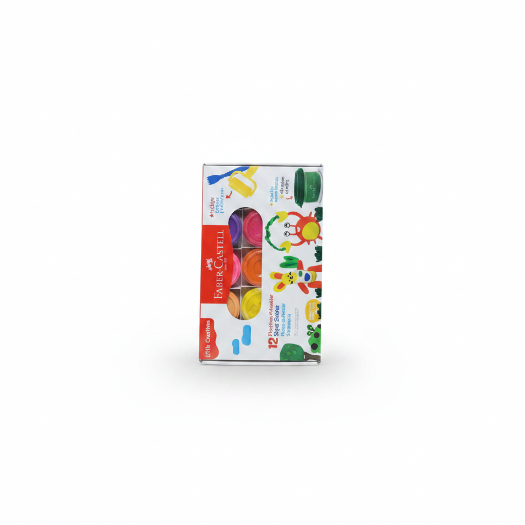 PLASTILINA MOLDEABLE X 12 FABER CASTELL