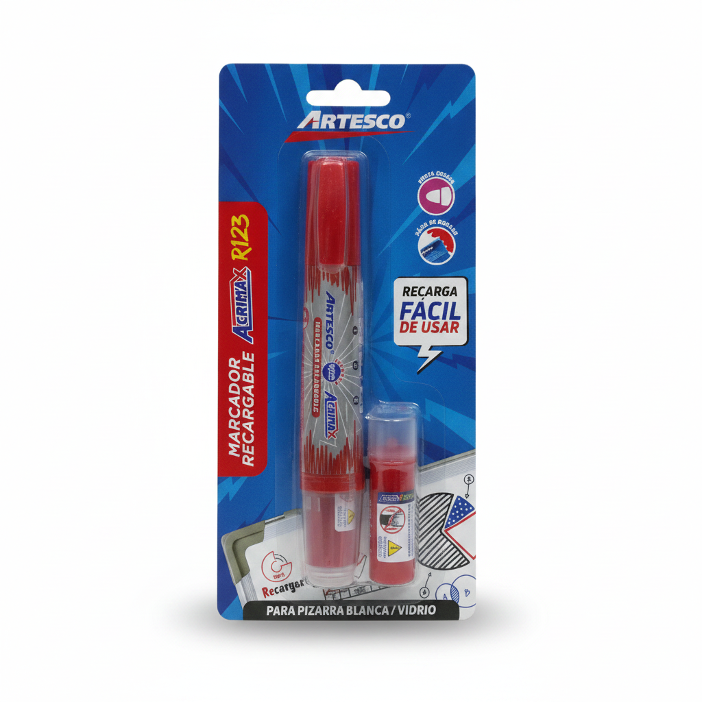 ACRIMAX R123 PLUMON RECARGABLE PARA PIZARRA ARTESCO