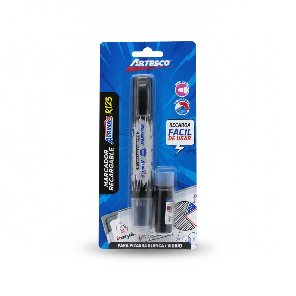 ACRIMAX R123 PLUMON RECARGABLE PARA PIZARRA ARTESCO