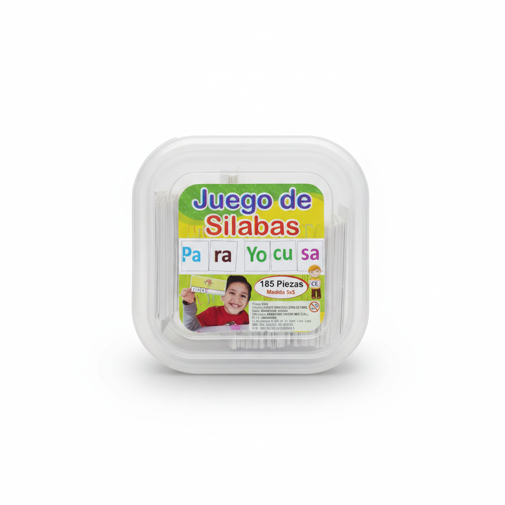JUEGO DE SILABAS TAPER
