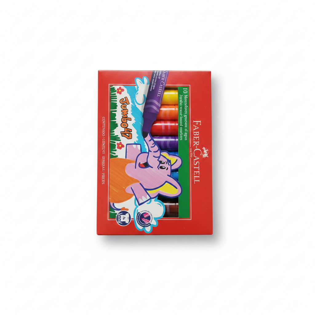 PLUMONES JUMBO 47 X 10 FABER CASTELL