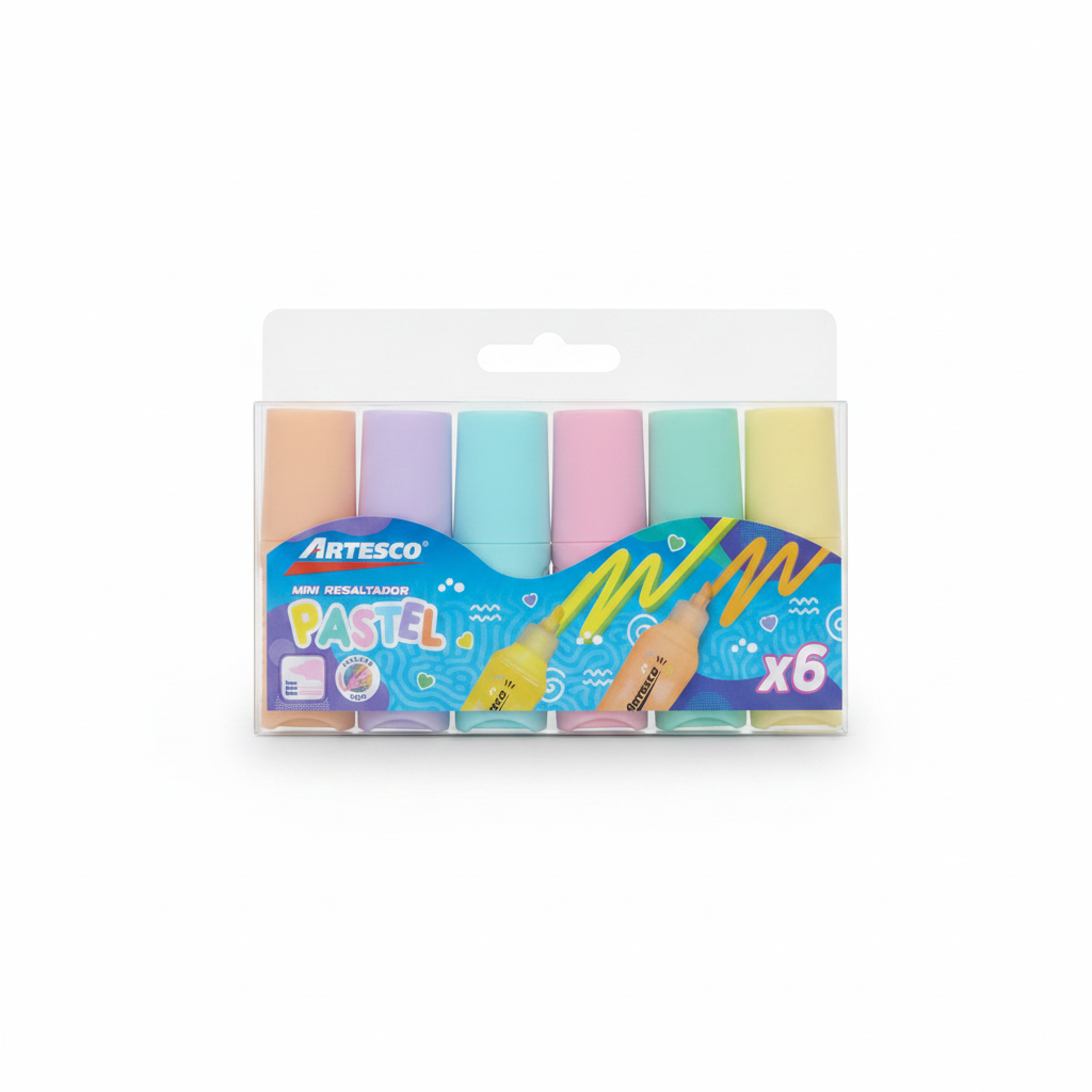 MINIRESALTADOR PASTEL X 6 ARTESCO