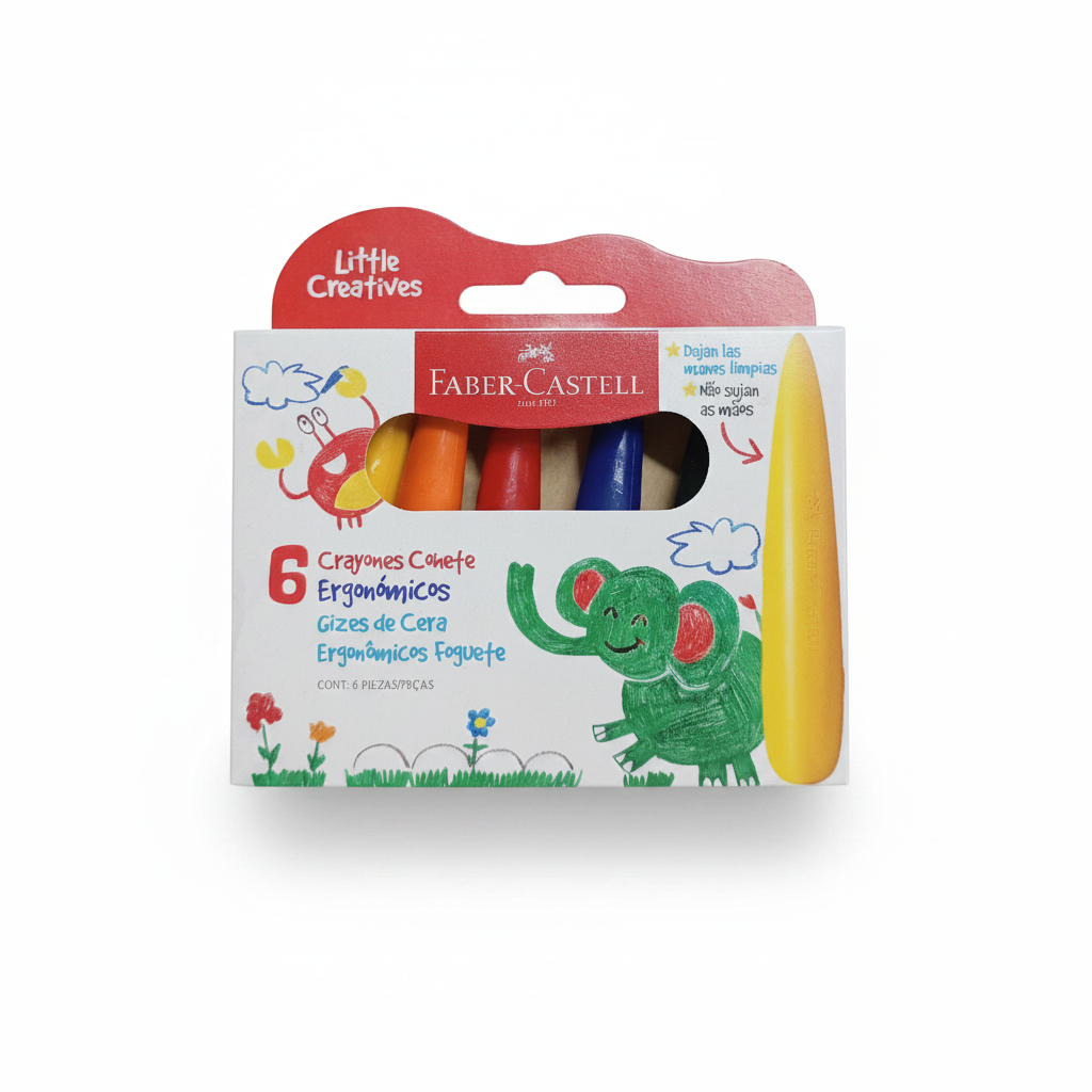 CRAYONES COHETE  GOTA FABER CASTELL