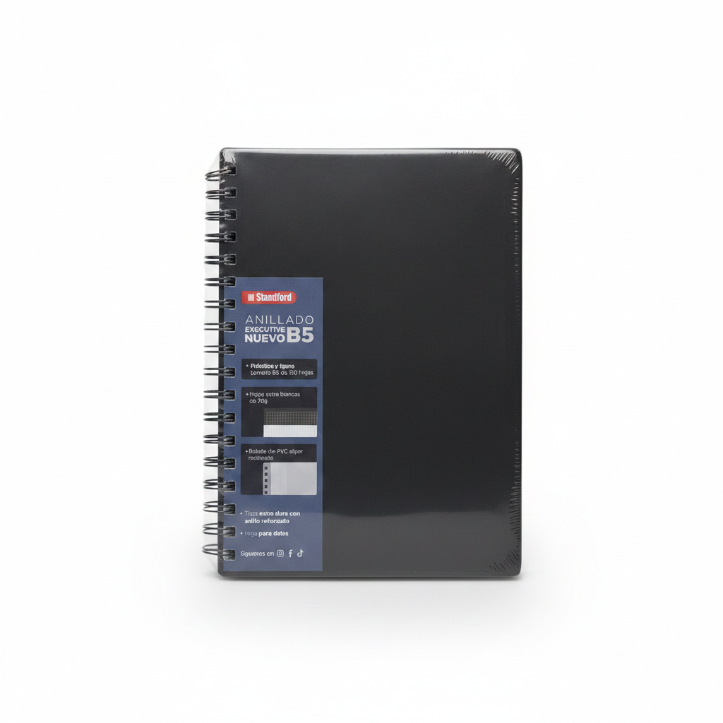 CUADERNO ANILLADO B5 EJECUTIVO STANDFORD